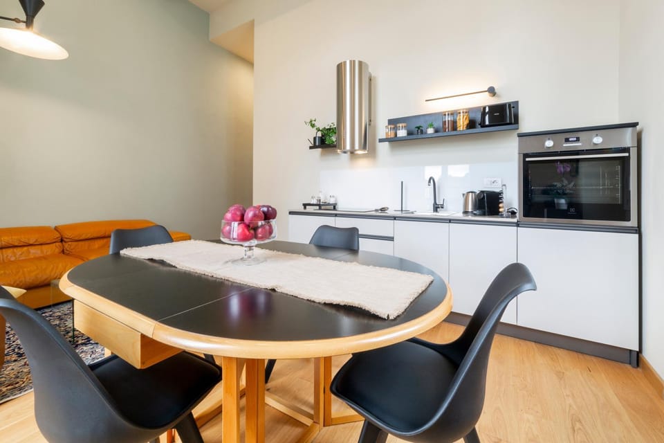 Coffee/tea facilities, Kitchen or kitchenette, Living room, Seating area, Dining area, pet friendly, stove