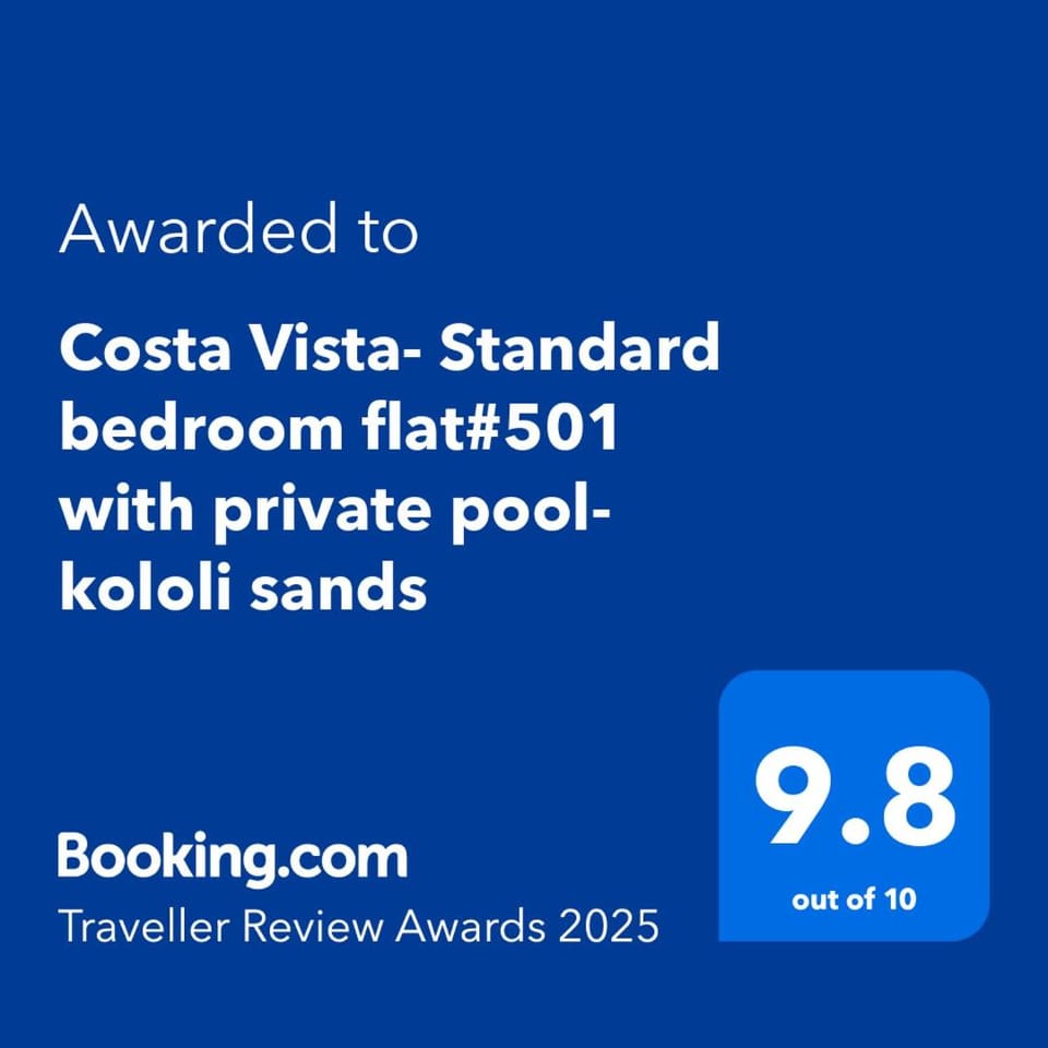 Costa Vista- Standard bedroom flat#501 with private pool- kololi sands Apartment in Senegal