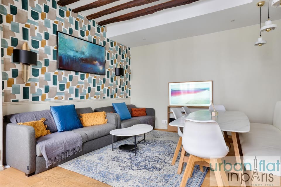 Urban Flat 70 - Authentic 3BDR Parisian Flat Apartment in Paris