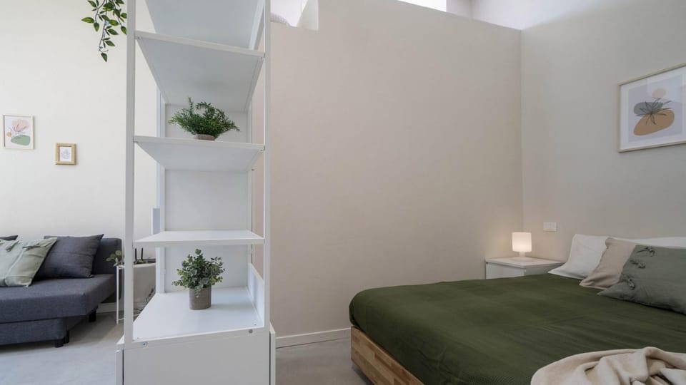 Night, Living room, Bedroom