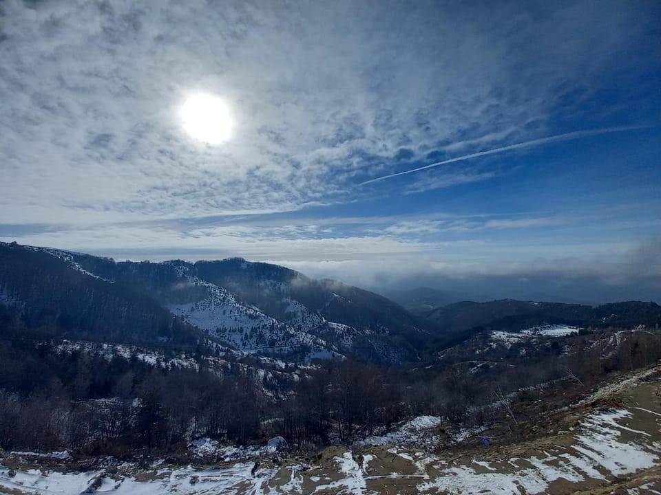 Day, Winter, Mountain view