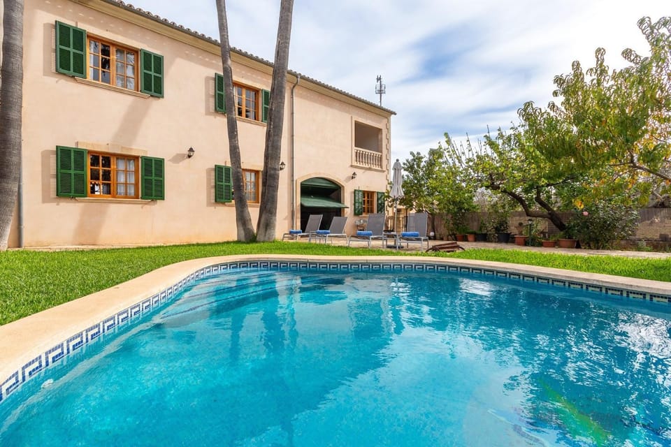 Property building, Living room, Swimming pool
