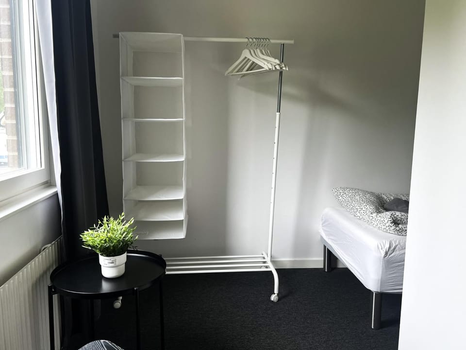 Bed, Photo of the whole room, Bedroom, towels, wardrobe