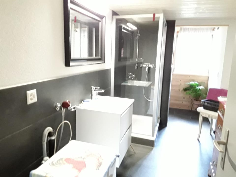 Bathroom, washing machine