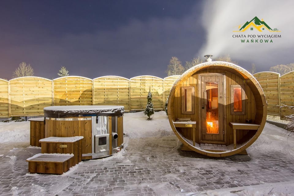 Winter, Garden, Hot Tub, Sauna, Sauna