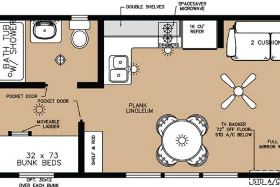The Shooting Star Cabin #11 at Blue Spruce RV Park & Cabins Cabin in La Plata County