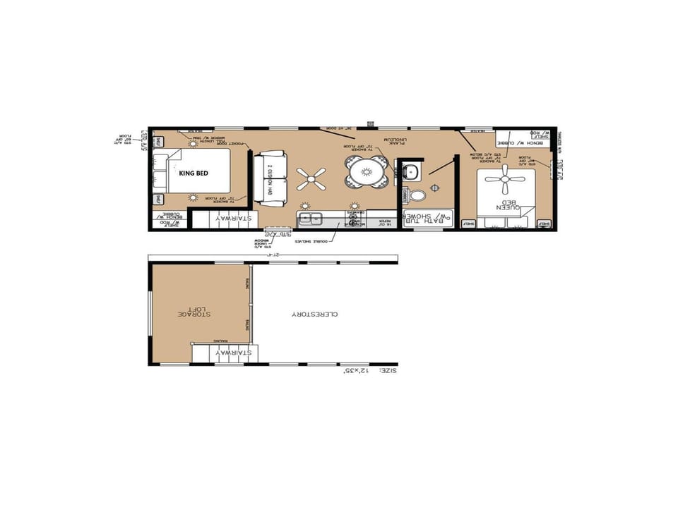 The Bear Den Cabin #12 at Blue Spruce RV Park & Cabins Cabin in La Plata County