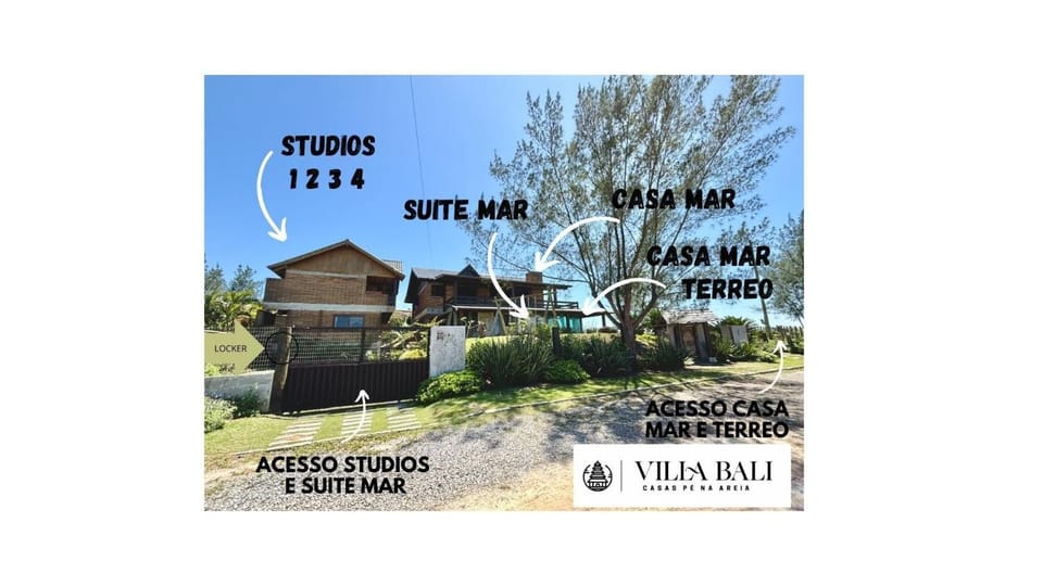 Villa Bali Casas pé na areia House in Imbituba