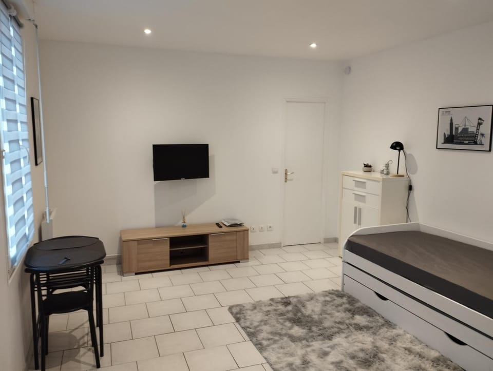 studio charmant canapé lit Netflix Prime video wifi Apartment in Le Havre