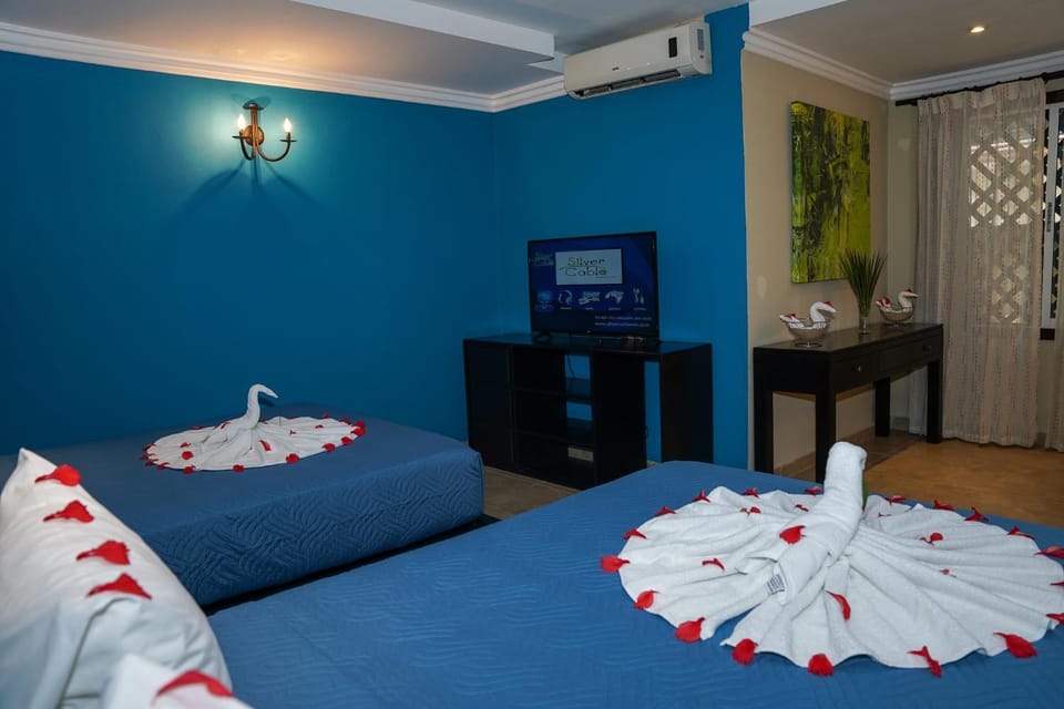 Bed, TV and multimedia, Photo of the whole room