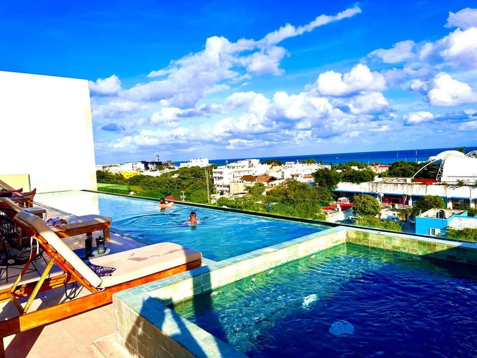 Sea view, Swimming pool, Swimming pool, sunbed