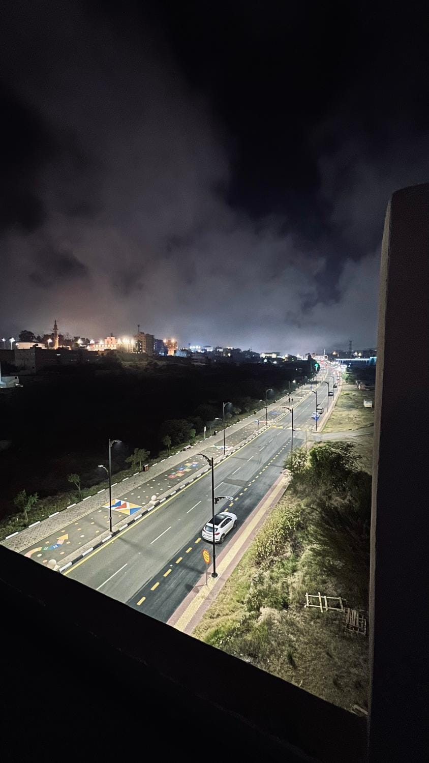 Night, Neighbourhood, Natural landscape, Bird's eye view, City view, Street view
