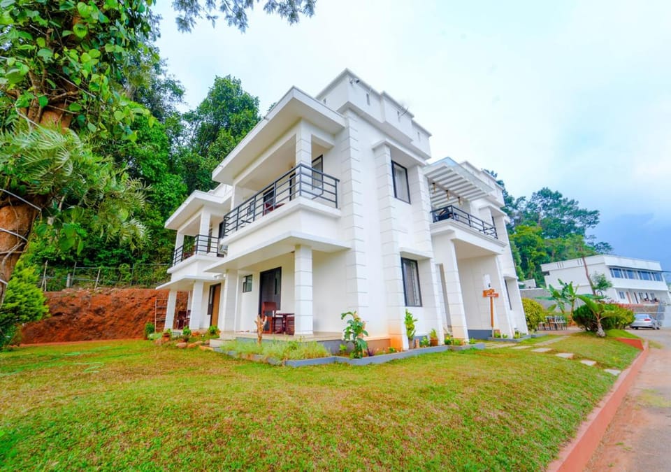 Property building, Spring, Garden view