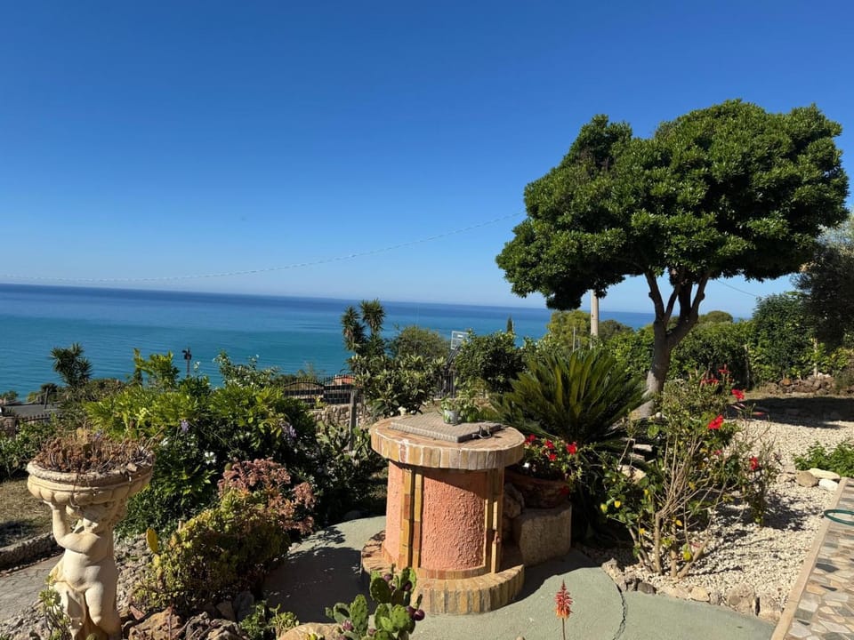 Natural landscape, Garden, Garden view, Sea view