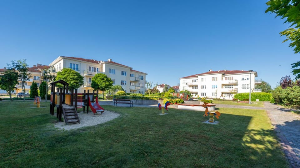 Property building, Day, Children play ground