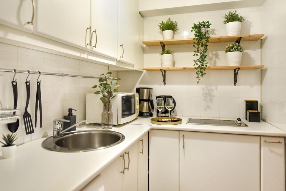 Coffee/tea facilities, Kitchen or kitchenette, minibar, stove