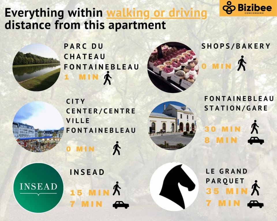 Le jardin des Hautes Presles Le carrousel City Apartment in Fontainebleau