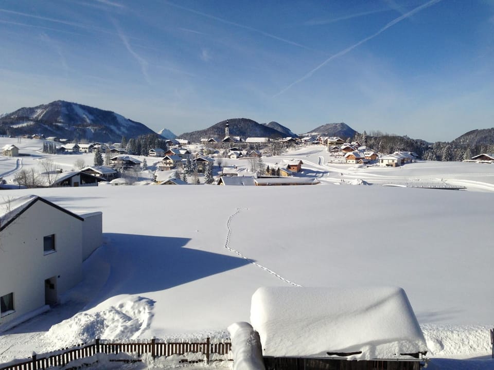 Natural landscape, Winter, Mountain view