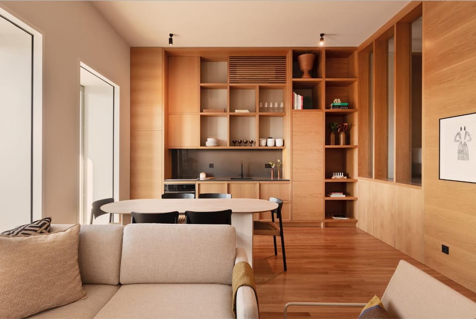 Living room, City view