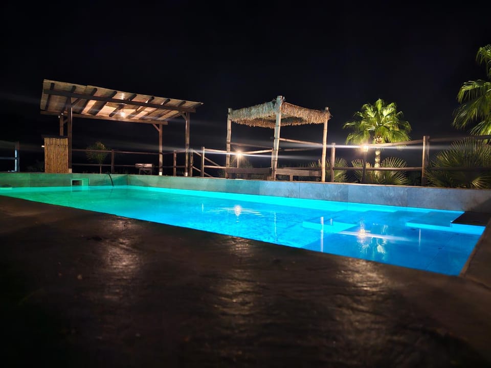 Night, Pool view