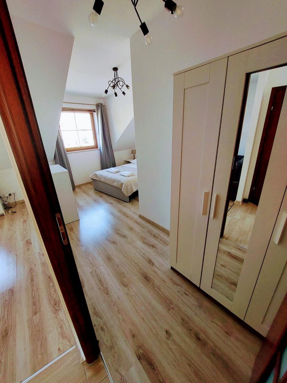 Bed, Photo of the whole room, Bedroom, wardrobe