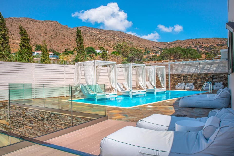 Day, Mountain view, Swimming pool, sunbed