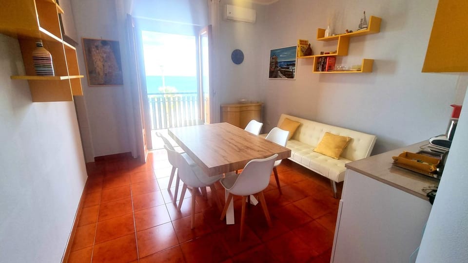 Living room, Seating area, Dining area, Sea view, air conditioner