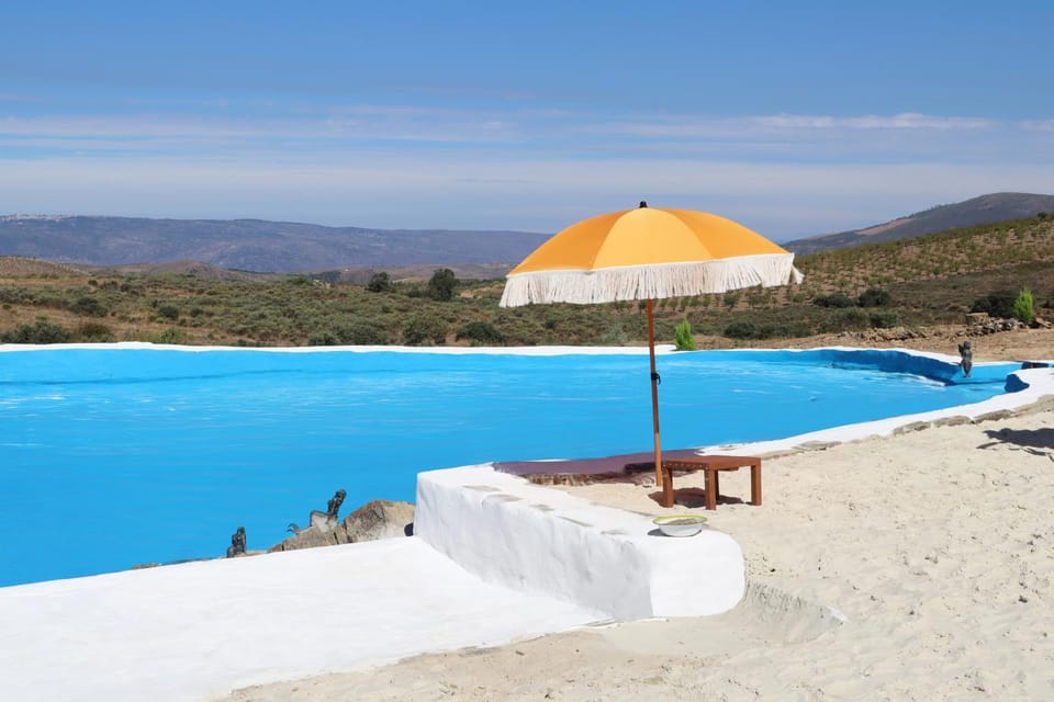 Natural landscape, Mountain view, Swimming pool, sunbed