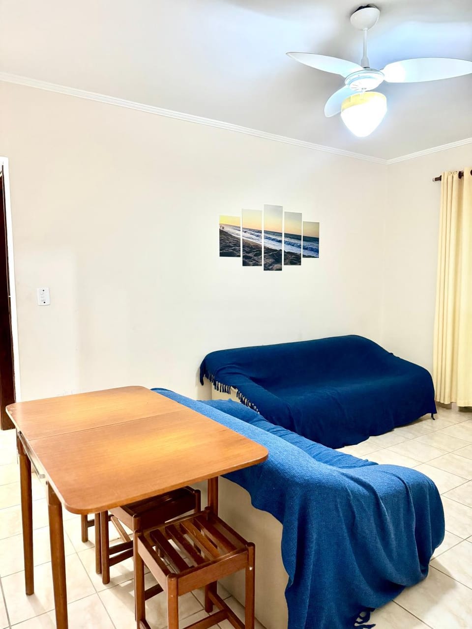Apartamento pé na areia de frente para o mar Apartment in State of São Paulo