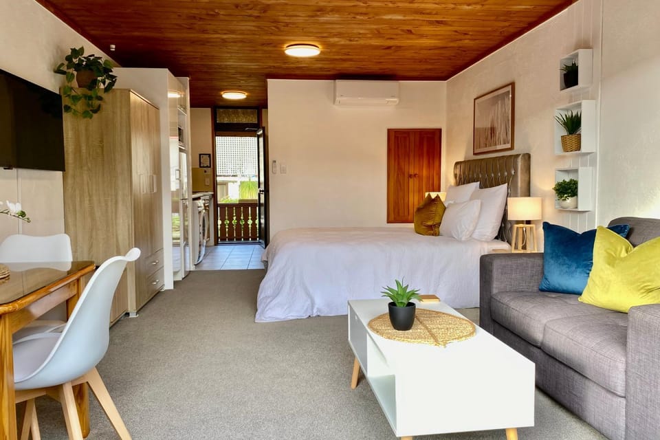 Bed, TV and multimedia, Living room, Photo of the whole room, Seating area, Dining area, Bedroom, air conditioner, air conditioner