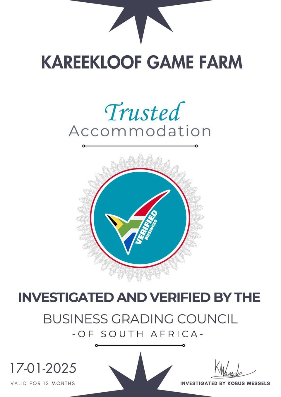 Kareekloof Game Farm Farm Stay in North West, South Africa