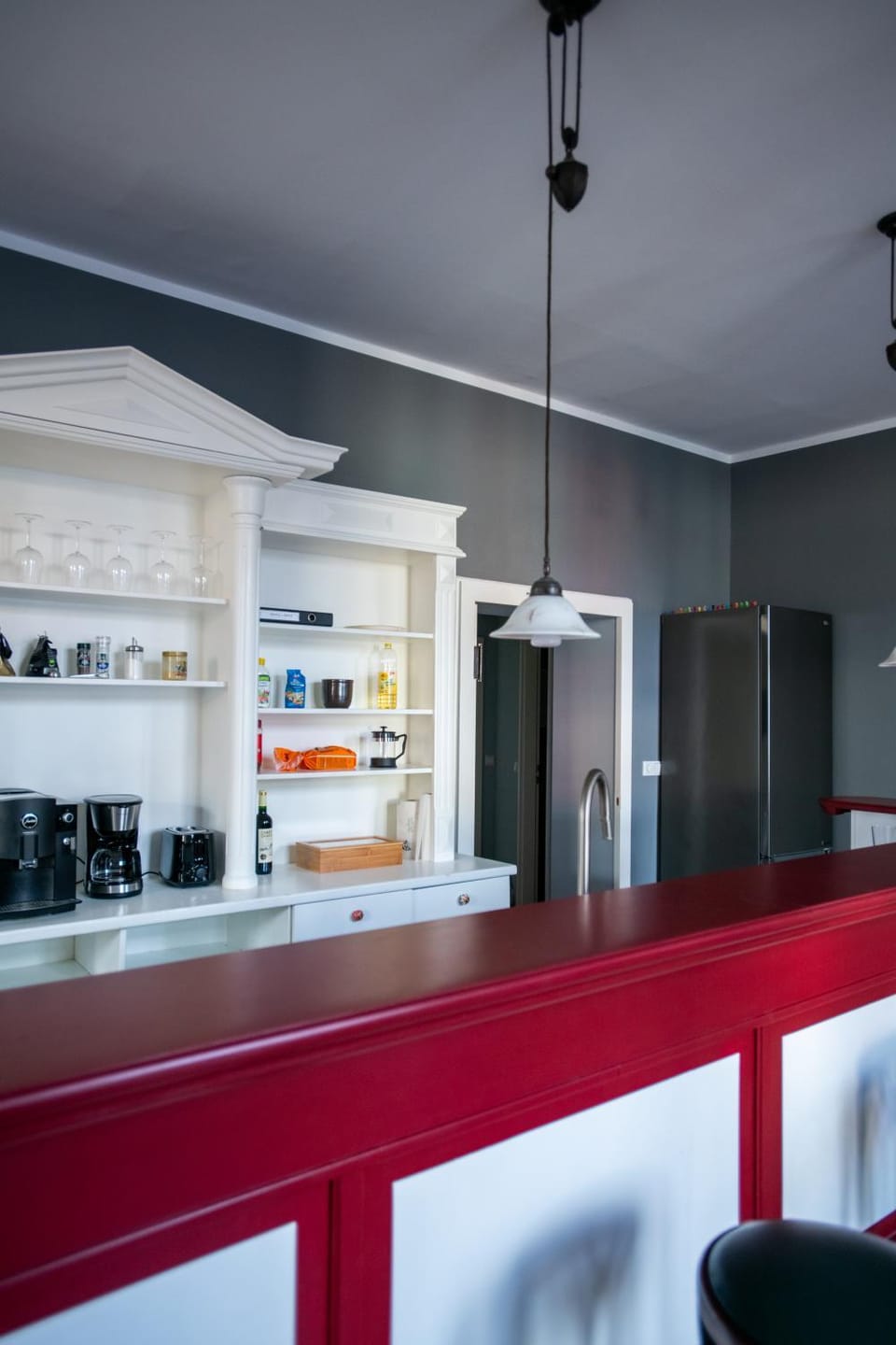 Kitchen or kitchenette, Lounge or bar, minibar, oven