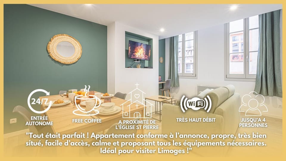 Le Vertuose - Welc'Home - Au coeur de la ville et dans le calme Apartment in Limoges