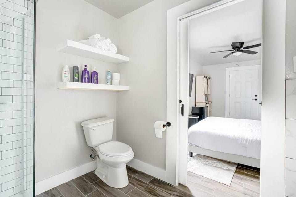 Guest Suite & Bathtub in the Village Bed and Breakfast in Oklahoma City