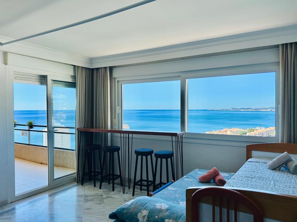 Natural landscape, Living room, Sea view