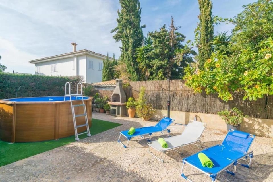 Property building, Living room, Swimming pool