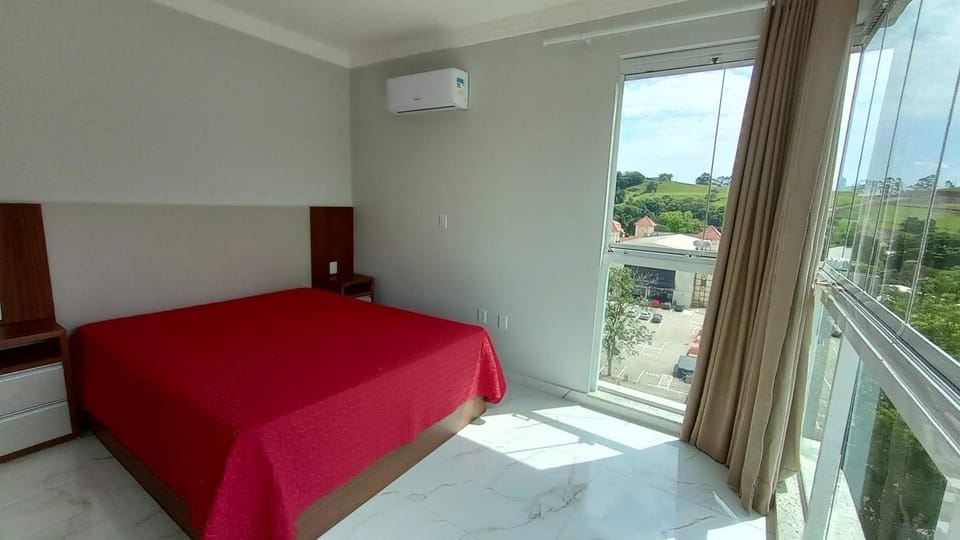Bed, View (from property/room), Photo of the whole room, Bedroom, air conditioner