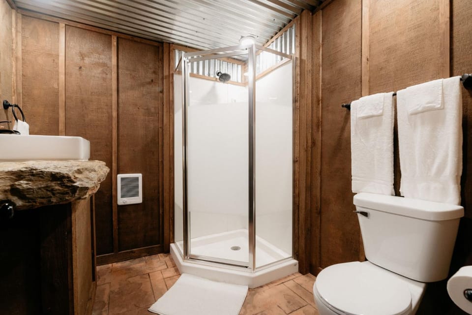 Shower, Toilet, Bathroom, towels