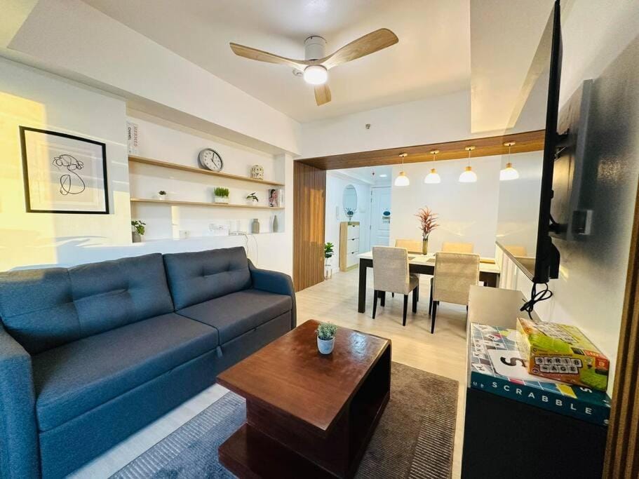 1 Bedroom - The Bali Getaway Azure North by THE BALI CORNER AT AZURE NORTH, High Floor, Big Balcony with Full View of Beach Resort Amenities Apartment in Calabarzon