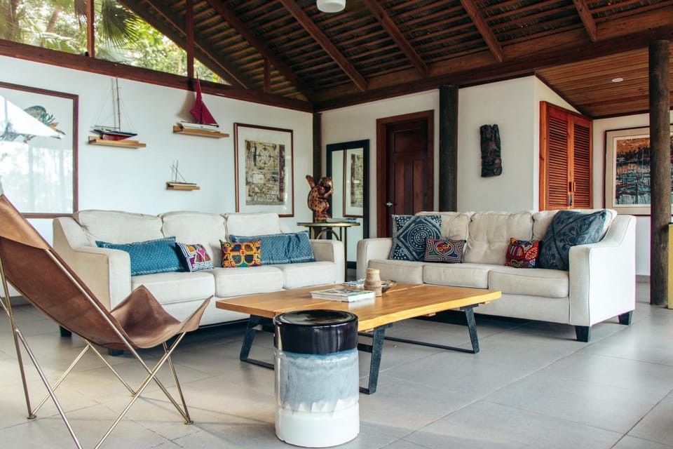 Living room, Seating area, Sea view