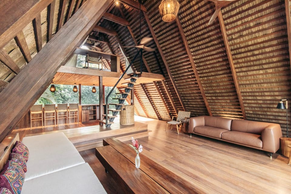 Living room, Seating area, Garden view, Sea view
