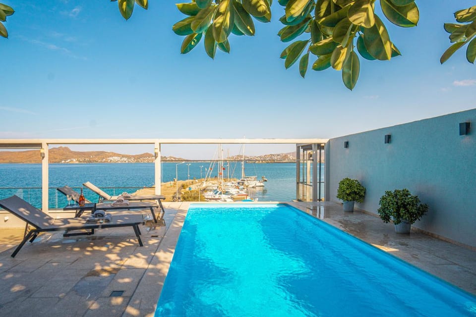 Patio, Day, Natural landscape, Lake view, Pool view, Sea view, Swimming pool, sunbed