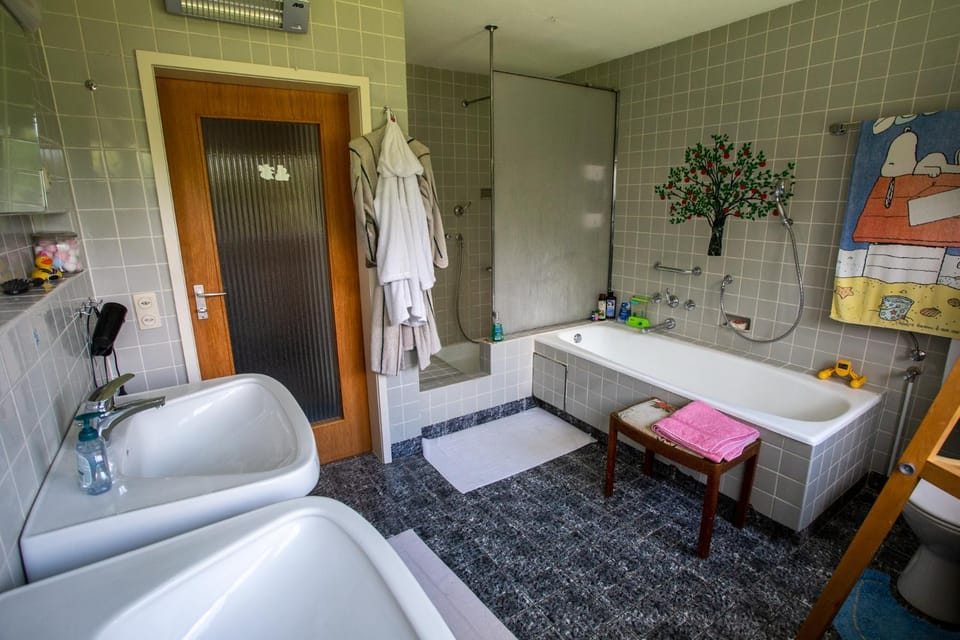 Shower, Toilet, Bathroom, towels