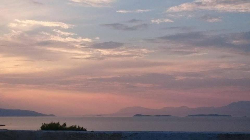 Sea view, Sunset
