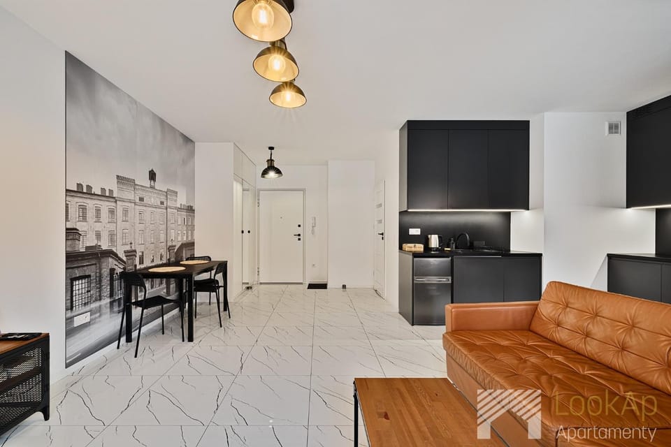 Kitchen or kitchenette, Living room, stove