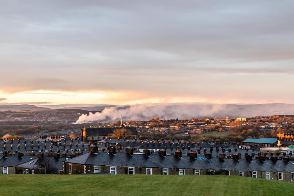 Natural landscape, Mountain view, Sunset
