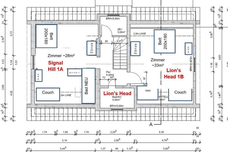 Kinderklinik Dachwohnung Lion's Head 1B Apartment in Siegen