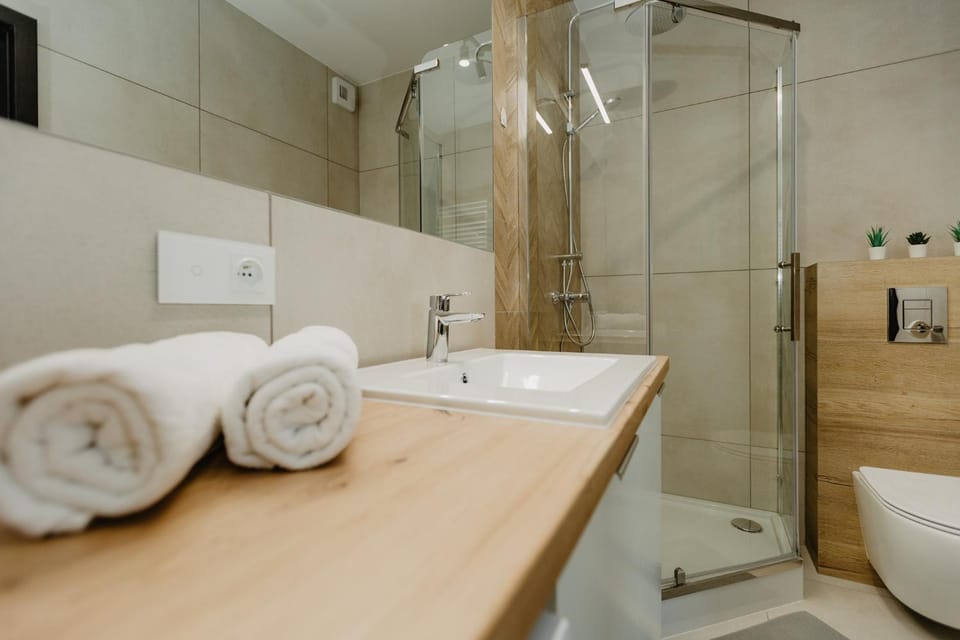 Shower, Toilet, Bathroom, towels