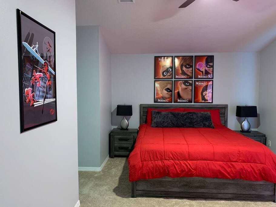 Bed, Bedroom