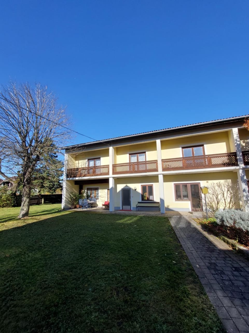 Property building, Garden, Garden view